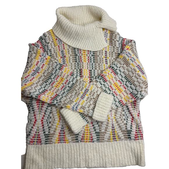 Anthropologie Sleeping On Snow Agnetha Chalet Jaquard Pullover Sweater Size Med - Picture 2 of 6